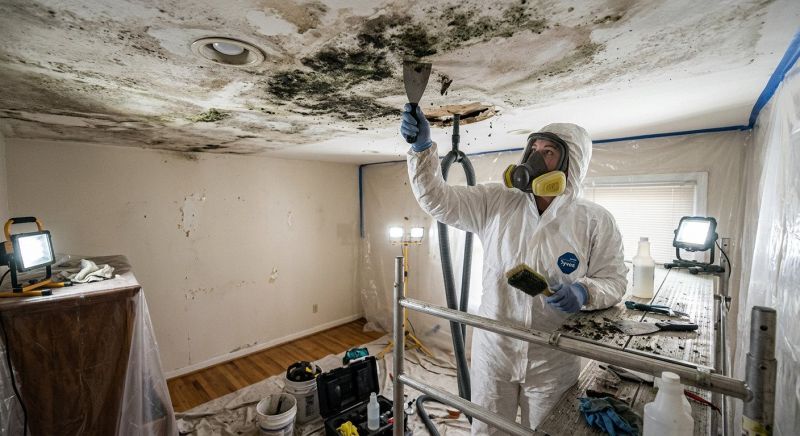 Ceiling Mold Removal in Bergen County, NJ