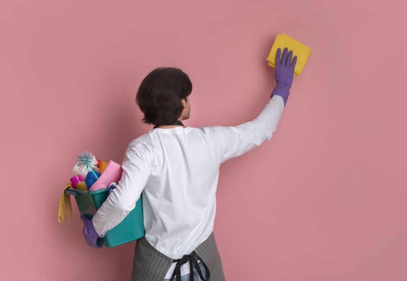 Wall Cleaning in Spring